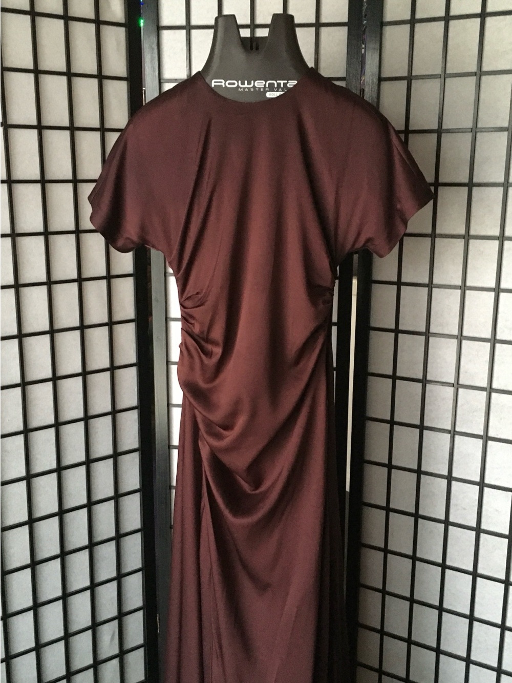 Jonathan Simkhai Deep Brown Draped Maxi Dress
